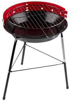 Rundgrill Stahlgestell 3-fach verstellbarer Grillrost Grillflächeca.d=33cm h=43c